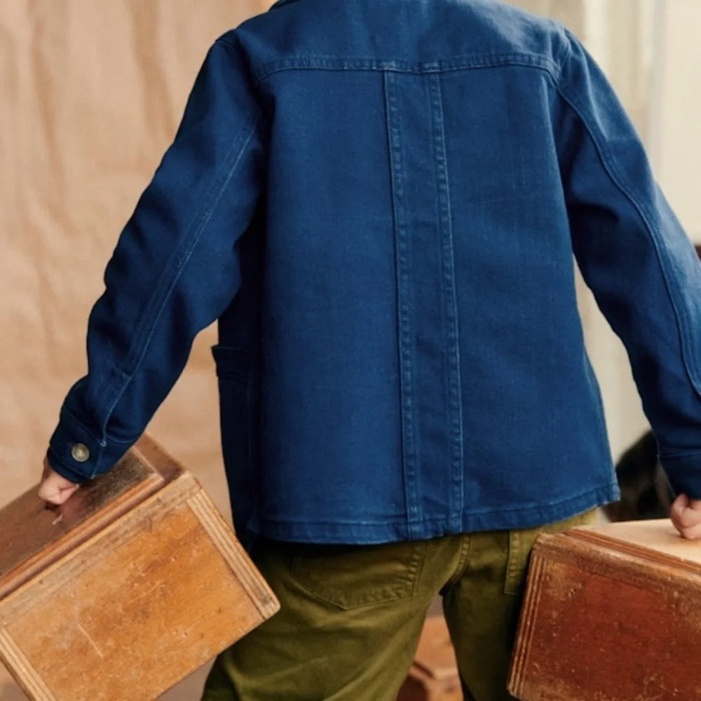 Sezane Kids Will Denim Jacket Size Jean Jacket Outerwear